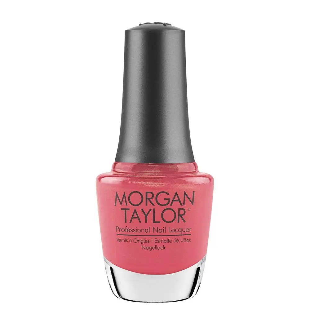 Morgan Taylor My Kind Of Ball Gown - Rose Creme, Professional Lacquer, Vibrant, Chip-Resistant, Fast-Drying, Long-Lasting, High-Shine, Perfect for Manicures & Pedicure, 15mL.