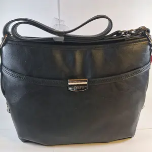 Black Rosetti Crossbody Shoulder Bag