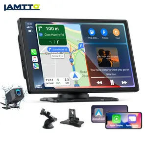 【JumpstartSale】Portable 9 Inch Wireless Carplay,with 1080P Camera, GPS Navigation, Android Auto,Siri assistant，Airplay,Mirror carplay  screen | Gifts