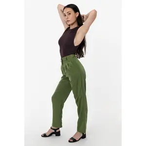 RSAPP350 - Poly Pleated Straight Leg Pant