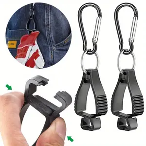 3pcs Glove Clip Holder Work Safety Clip Glove Holder Grabber Anti-lost Glove Clip Labor Protection Glove Clip Anti-lost Hardware Buckle For Occupational Work And Industrial Use