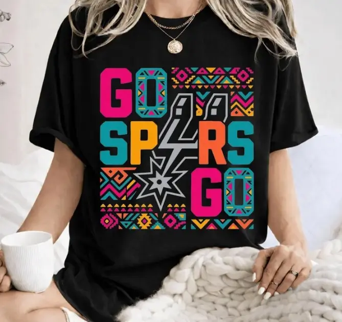 Youth and Adult Go Spurs Go Shirt, San Antonio Basketball Fan Tee, Spurs Game Day Shirt, Retro Basketball Team Spirit Gift