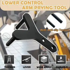 1pc Automotive Lower Arm Removal Tool, Chassis Control Arm Ball Head Remover, Y Type Automotive Removal Pry Bar Tool, Help Separate Chassis Suspension Lower Arm | Repair Shop Essential Tools, Car Repair Tools