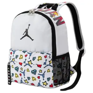 Jordan Starry Mini Backpack – Polyester Casual Unisex Bag in White