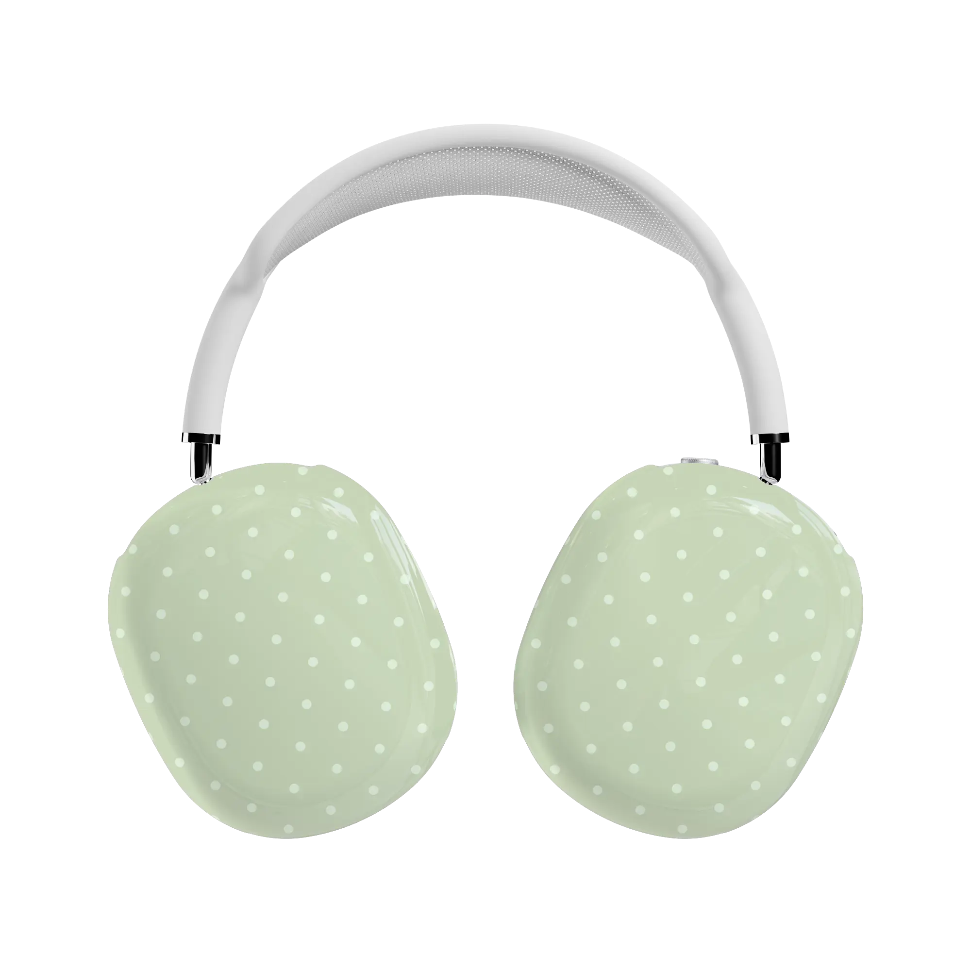 Casely AirPods Max Case | Snap-On Hard Shell Covers | On the Dot | Green Polka Dot
