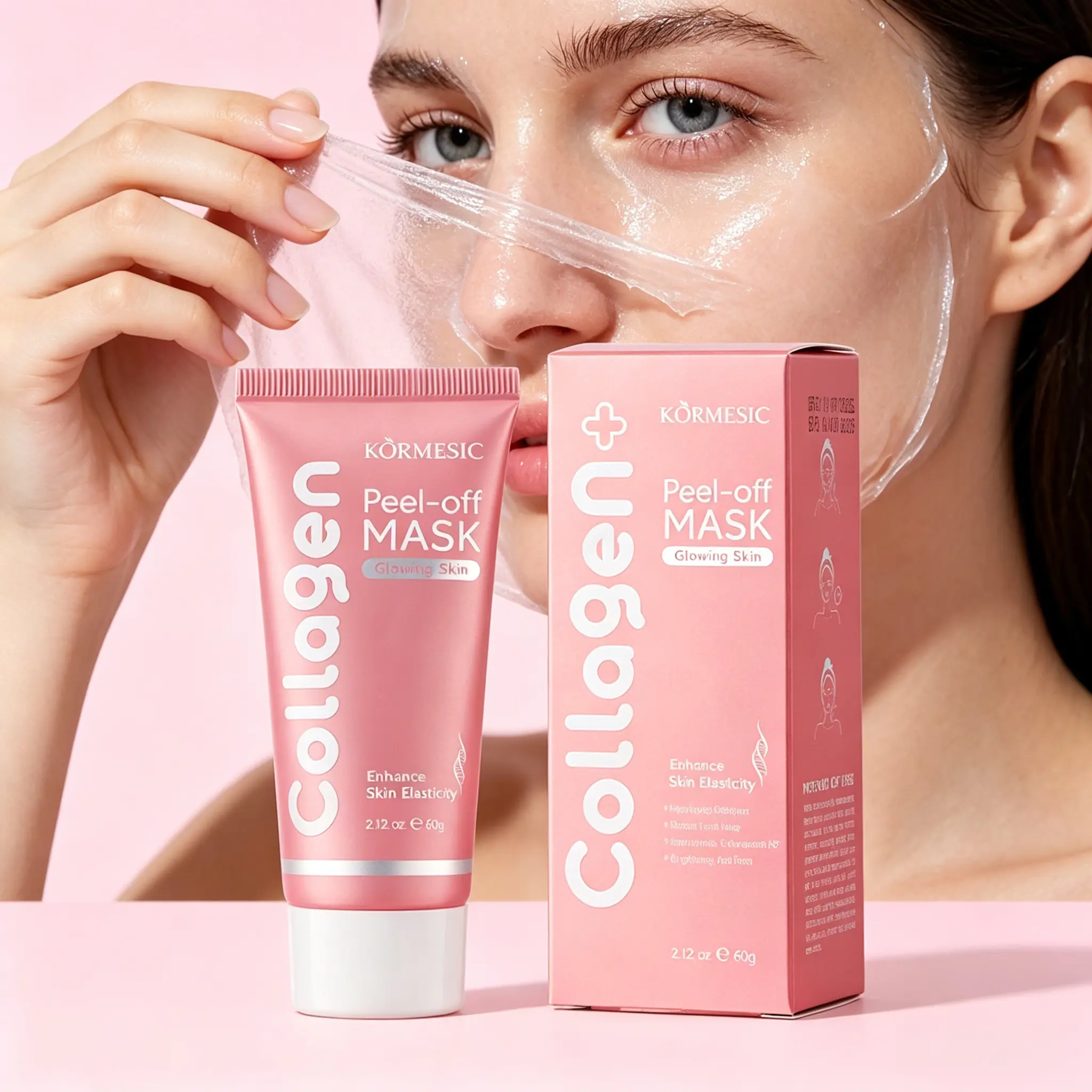 Collagen night warpping Mask 2.12fl oz(60ml)-Firming & Hydrating Night Mask for Glass Skin Glow, All Skin Types Body Care Enhance Skin Elasticity