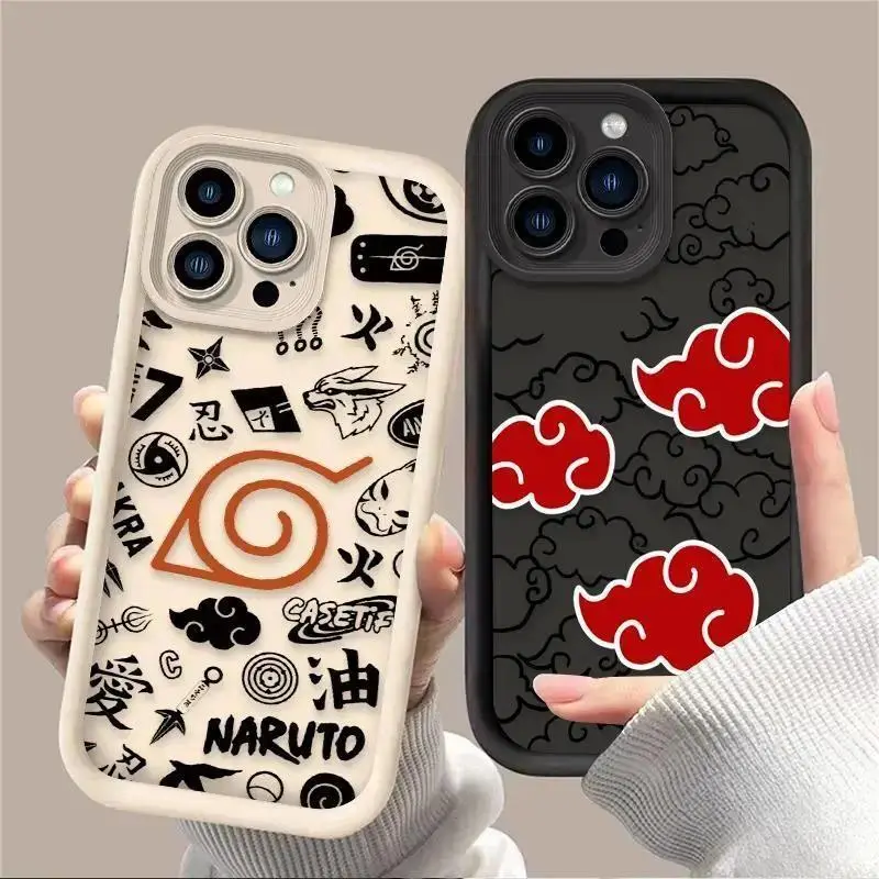 WIN Anime N-NARUTOS Silicone Case for iPhone 17 Promax 16 Plus 15 14 13 12 11 & Samsung Galaxy S26 S25 Ultra S24 S23 FE S22 S21 Shockproof Cover