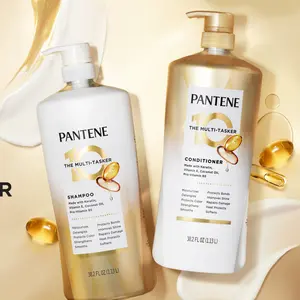 Pantene The Multi-Tasker 10-in-1 Shampoo & Conditioner 2-Pack (38.2 oz Each) for Color-Treated Hair, with Keratin, Coconut Oil & Pro-Vitamin B5, Hydrating Moisturizer Cleanser for Haircare Repair