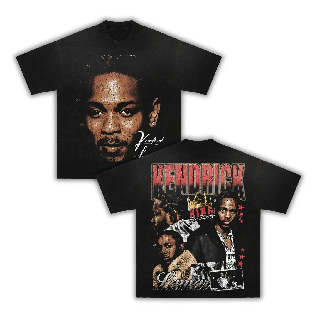 Kung Fu Kenny Kendrick Vintage T-Shirt Unisex Double Sided Cotton Crewneck