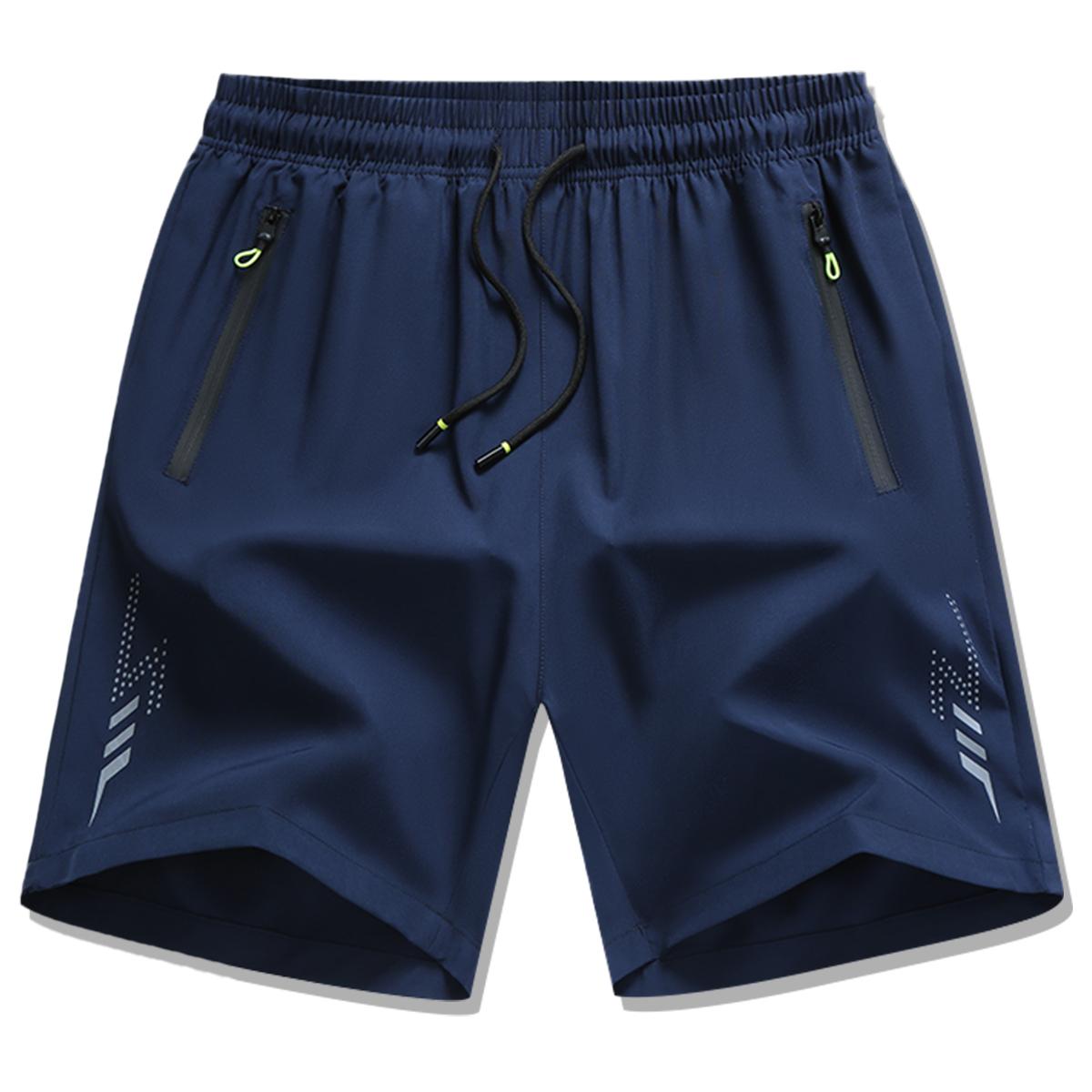 Men's Multi-Color Summer  Casual Shorts -  Stretch Waistband, Pocket, Quick-Dry  Shorts Lightweight breathable fabric, perfect for everyday workouts, beach, and outdoor activities.