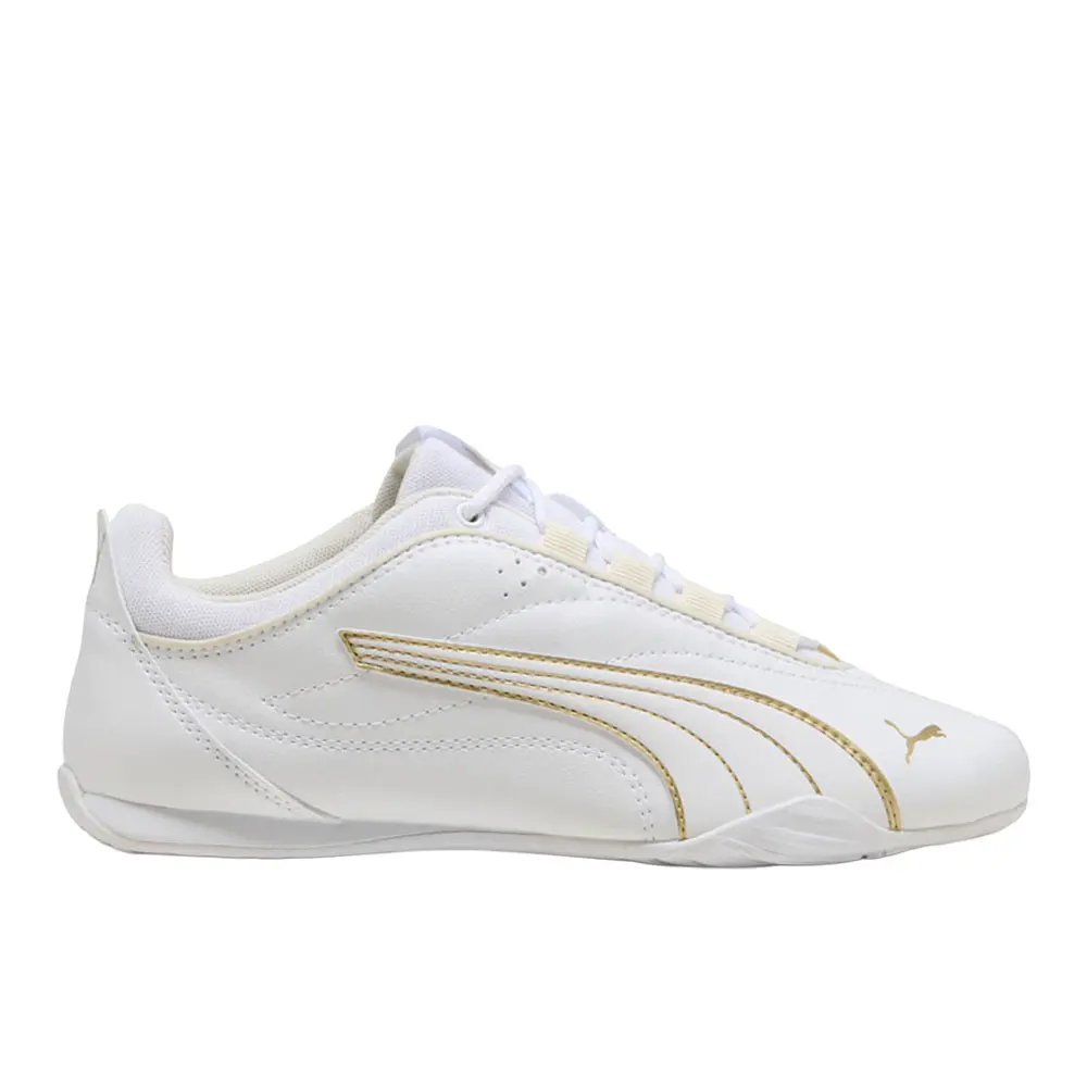 PUMA Womens Catch Soleil Lace Up Sneakers Shoes Casual - White