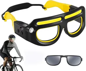 Glasses with Lights, 2026 New Rechargeable Headlamp, Portable Rechargeable LED Sensor Glasses Lamp for Outdoor