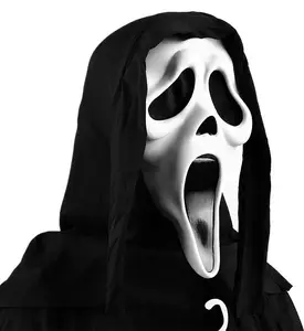 Halloween Mask Natural Latex Scary Skull Mask - Halloween Horror Full Head Masquerade Cosplay Party Mask Decoration Props