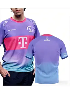 SK Gaming 2026 Team Esports Club Jersey Fashionable Purple New Design Cologne Uniform Enthusiasts CSGO Men's T-shirt Fans