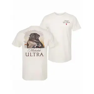 Michelob Ultra Hunting Labrador Cotton T-Shirt gifts for boyfriend