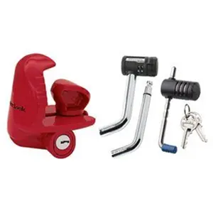 212 MAIN Master Lock 257134 Trailer Combo Set, Adjustable Fit, Push-To-Lock Sports Collectibles Accessory