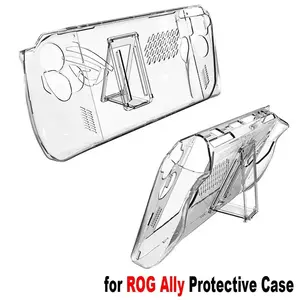 Summervibes Rog Ally Handheld Console Protective Case, Transparent Fashion Aesthetic Design, Durable and Stylish, Perfect Fit for Rog Ally Devices