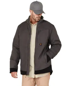 Hawx Men's Men'S Weather Ripstop Zip-Front Hooded Sherpa Work Jacket - Hxfa21o12
