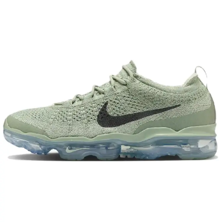 Nike VaporMax 2023 Abrasion Resistant Low Top Casual Shoes Men's Green Gray Versatile Comfort DV1678-302