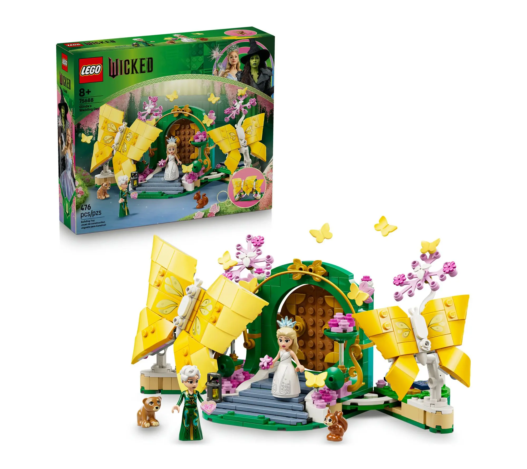 LEGO Wicked Glinda's Wedding Day Butterfly Toyfor Kids' Role LEGO Wicked Glinda's Wedding Day Butterfly Toyfor Kids' Role