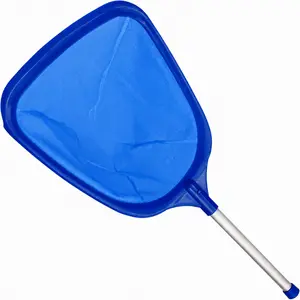 Sepetrel Hot Tub Cleaning Skimmer Net with 12-in Aluminum Pole, Ultra Fine Mesh Tool for Small Pools, Inflatable Pools, Hot Tubs to Capture Hair, Dirt, Insects