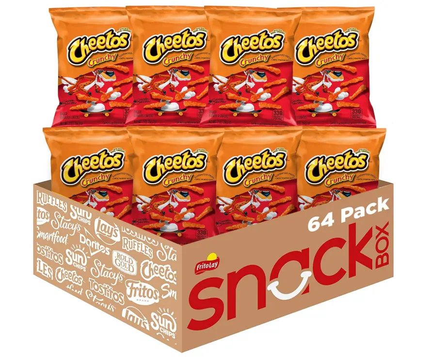 Cheetos Crunchy Cheese Snacks, 2oz 64 Count Cheetos Crunchy Cheese Snacks, 2oz 64 Count