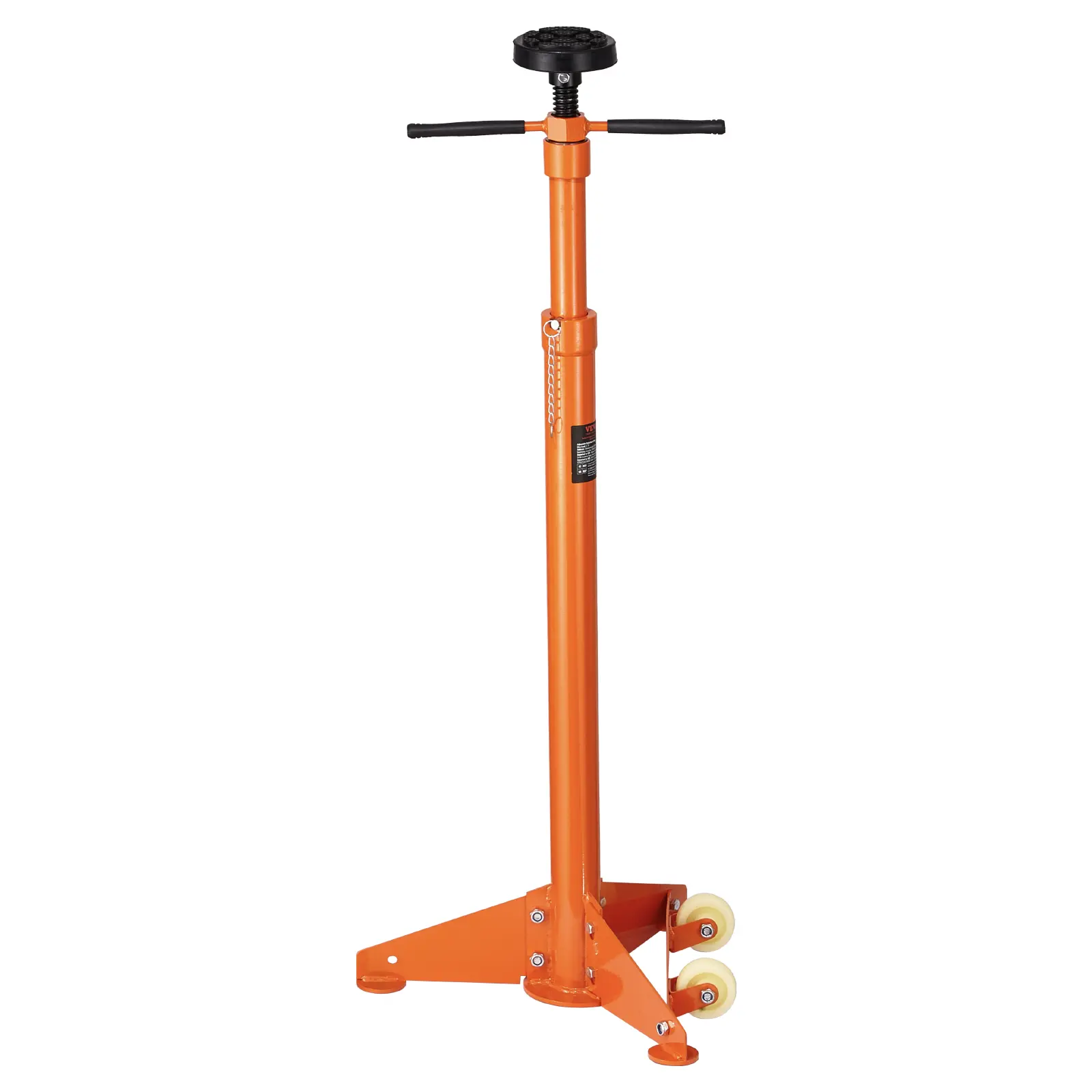 【Summerfinds】VEVOR Underhoist Support Stand,3/4 Ton Capacity Under Hoist Jack StandLifting from 38.4 to 75.4 inBearing Mounted Spin HandleSelf-Locking Threaded ScrewTwo WheelsSupport Vehicle Components