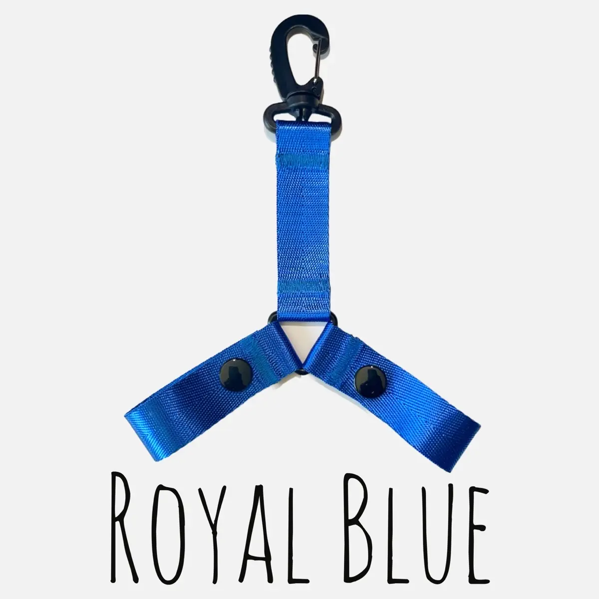 SINGLE BLUE Cheer Thangz Pom Holder Backpack Strap - BLUE- Ideal for Games & Competitions