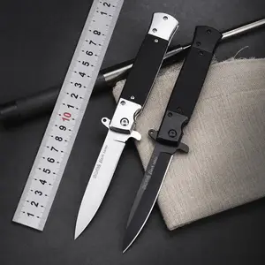 Outdoor Portable Folding Knife, High Hardness Multi-Use Stainless Steel Edc Pocket Knife, Ideal for Camping Hiking Fishing
