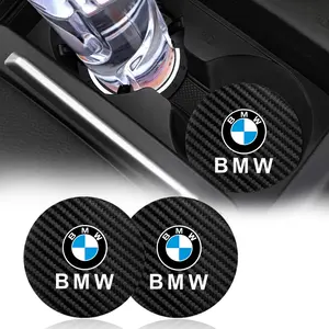 2pcs Non-Slip Car Water Cup Holder Pads, Compatible with BMW X1 X2 X3 X4 X5 X6 X7 G20 G30 6GT E46 E90 E60 F10 E39 F30 E36 M2 M3 M4 M5 M6