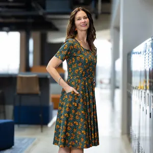 Monarch Butterflies Twirl Dress with Pockets Monarch Butterflies Twirl Dress with Pockets