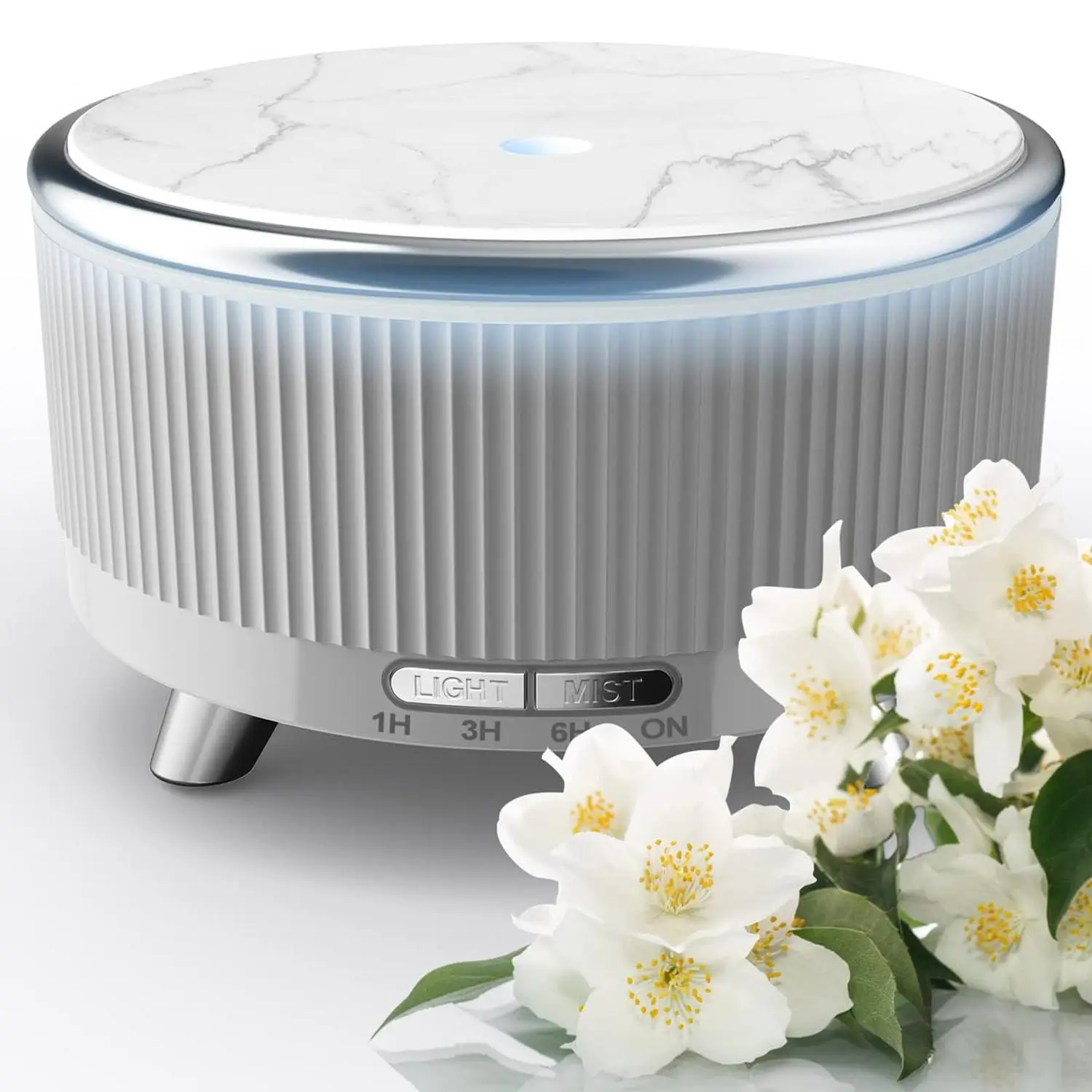 Large Capacity Water Tank Aroma Diffuser, Essential Oil Aromatherapy Diffuser, Silent Operation Air Humidifier with 7 Colors Changing Night Light for