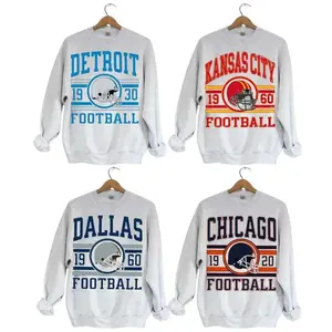 Gildan 18000 Unisex Crewneck Ash Grey Sweatshirt – All Team Football design in ash grey, cozy classic fit for sports fans