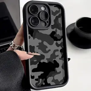 2026 New Camouflage Pattern Phone Case Full Body Shockproof Protective Cover Compatible with iPhone 11 12 13 14 15 16 Series Phone Accessories