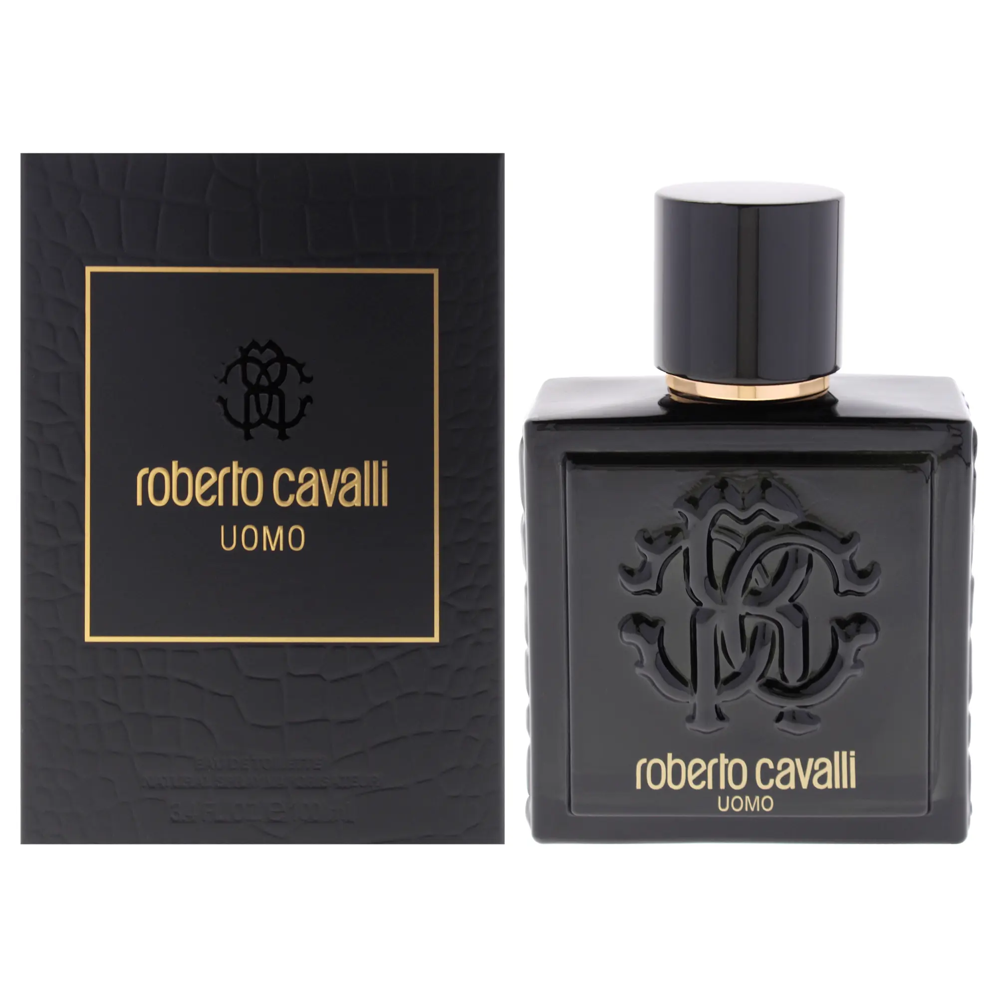 Roberto Cavalli Uomo Refined Fragrance for Men - 3.4oz EDT Spray Bottle, Distinctive Scent for Daily Use