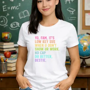 Funny Math Teacher Shirt – Show Your Work Tee