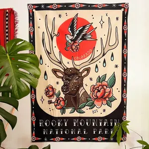 Rocky Mountain hanging wall tapestry