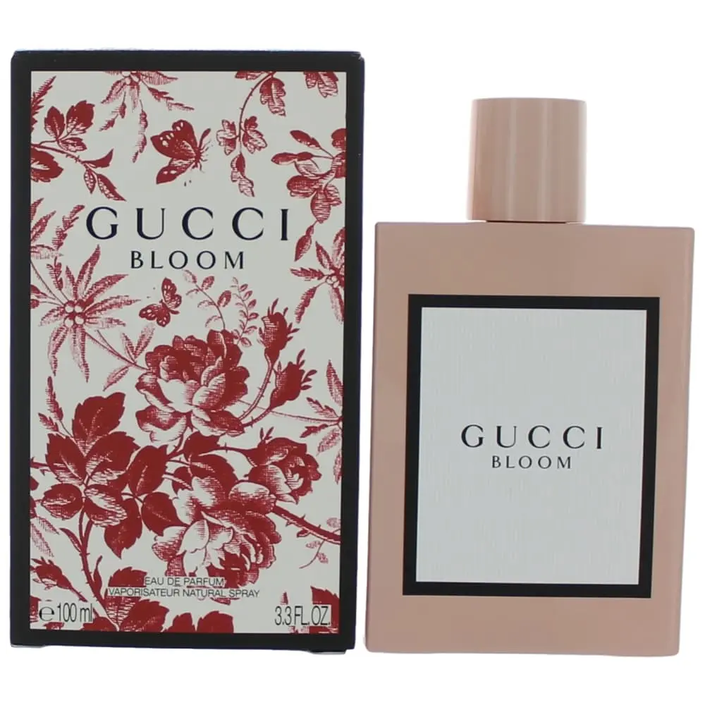 Gucci Bloom Women's Eau de Parfum Spray - 3.3 oz (3 to 3.9 fl oz), Luxury Women's Fragrance Eau de Parfum Bottle, Eau De Parfum Bottle Women's Fragrance