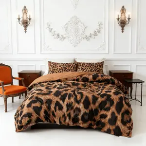 Three-Piece Bedding Set Includes One Duvet Cover and Two Pillowcases, Comfortable Bed Linen for Restful Sleep Nights, Decorative Bedding Set
