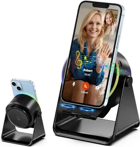 Polystyrene Made Lecturer Stand, Built-in Smart Introduction Tone, Stable Standing Base, Multi-Port Charging Function, Reliable Holder for Various Presentation Occasions