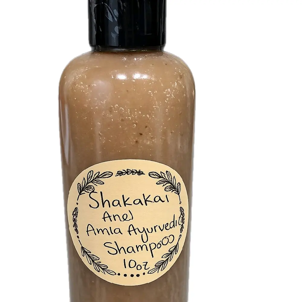 Shikakai and Amla Ayurvedic Hair Shampoo, Haircare Cleanser with Hydrating, Nourishing Properties to Restore Hair Health
