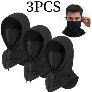 3-Pack Summer Balaclava Sun Hood - Breathable Full Head Mask for Men & Women, Ideal for Motorcycle Riding and Fishing, Outdoor Activities, Snug Fit Design, Durable Construction, Protective Gear, Outdoor Enthusiasts