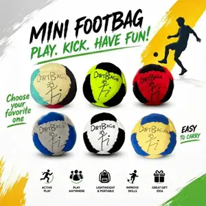 3-Pack Dirtbag Hacky Sack! Lightweight and portable, these ultra-durable footbags make an excellent recreational activity for kids, teens, and adults. Perfect for interactive games at the park, at home, and at parties