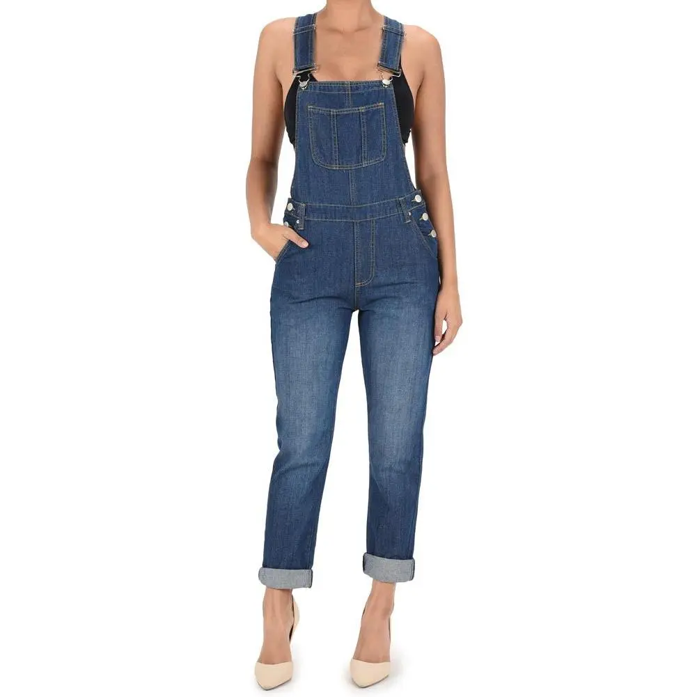 Women's Classic Style Skinny Overalls