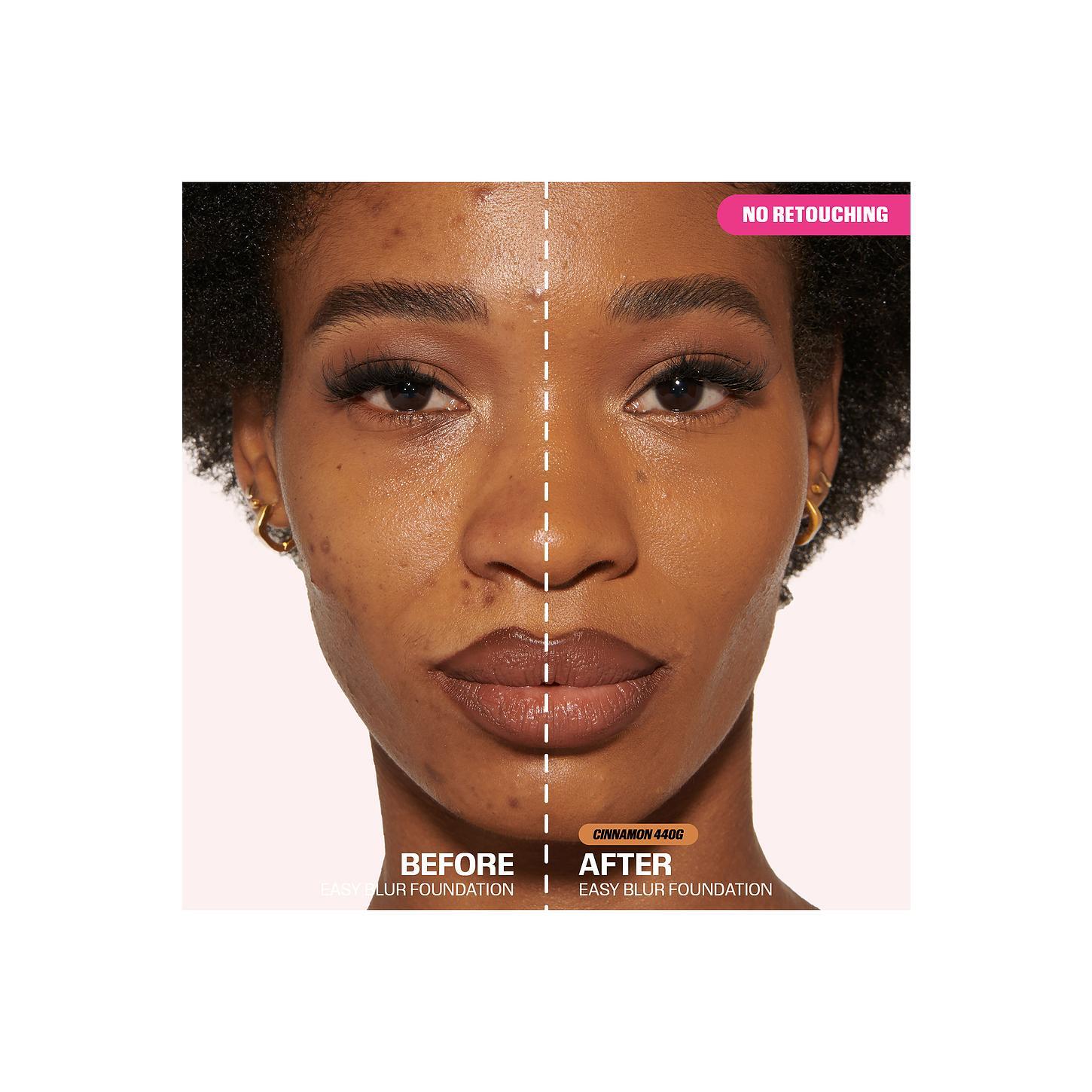 Huda Beauty Easy Blur Foundation in Cinnamon 440G Huda Beauty Easy Blur Foundation in Cinnamon 440G