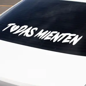 Todas Mienten Permanent Vinyl Car Decal(2 pack) placas decal sticker car sticker car decal