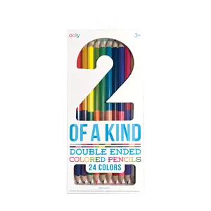 2 Of A Kind Double-Ended Colored Pencils - Set of 12
