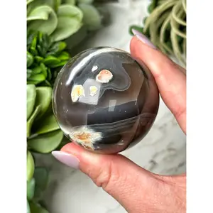 Orca Agate Sphere - #18