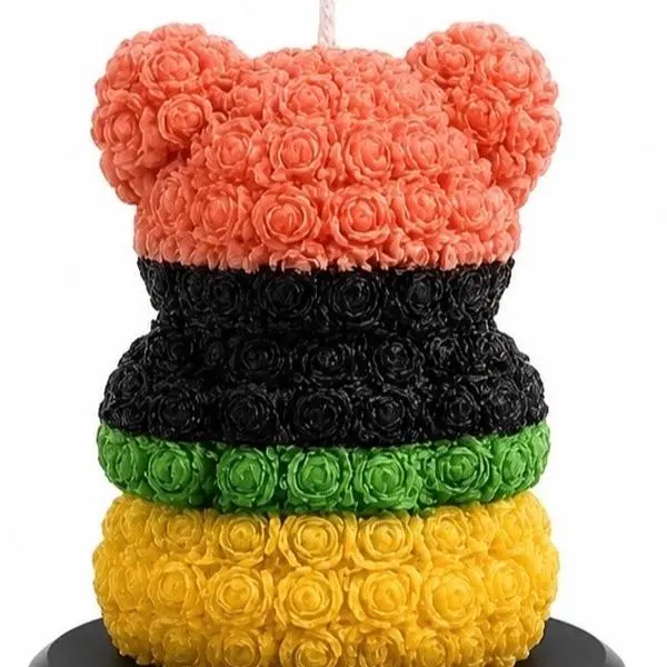 Freedom Bear Candle: Lavender Sanctuary
