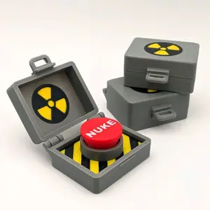 Nuke Briefcase Clicker Fidget Toy – Tactical Keyboard Clicker for Stress Relief & Fun stress reduction anxiety relax Sensory